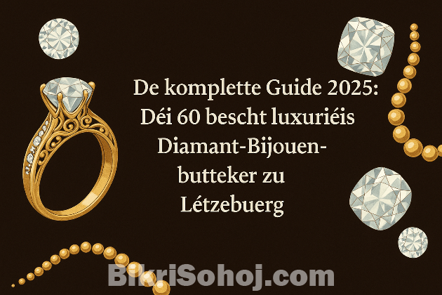 Luxus Diamant Bijouterie zu Lëtzebuerg bikrisohoj